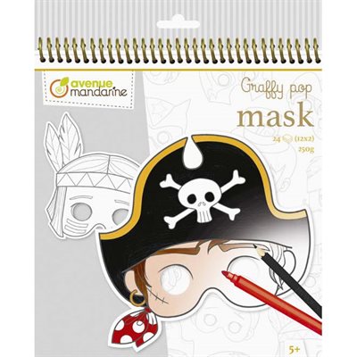 Graffy Pop Coloring Masks Boy