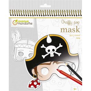 Graffy Pop Coloring Masks Boy