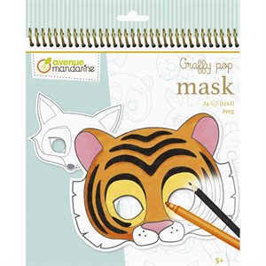 Graffy Pop Coloring Masks Animals