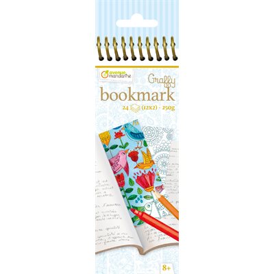 Marque-pages à colorier Graffy Bookmarks- Mandala Marque-pages à colorier Graffy Bookmarks- Mandala