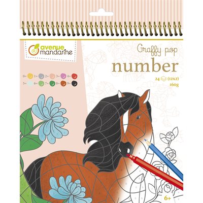 Graffy Pop Number, Chevaux Graffy Pop Number, Chevaux