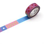 maRUB.WASHI 15MMX7M KAP.POLKA DOT VIVID