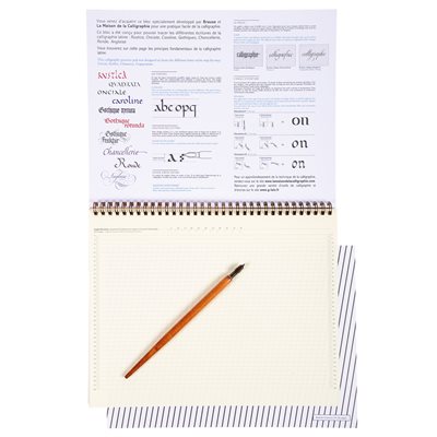 BLOC DE CALLIGRAPHIE D'APP A4 50fls 85g BLOC DE CALLIGRAPHIE D'APP A4 50fls 85g