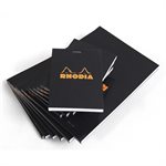Bloc agrafé Noir Rhodia