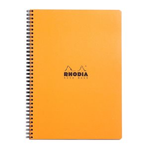 RHODIA WIRWBOUND NOTEBOOK LINED 9x11.75 ORANGE