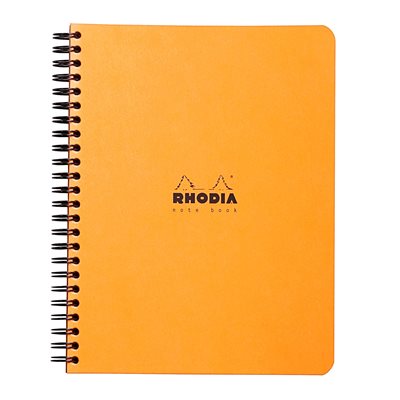 RHODIA CAHIER SPIRAL LIGNÉ A5+ ORANGE RHODIA CAHIER SPIRAL LIGNÉ A5+ ORANGE