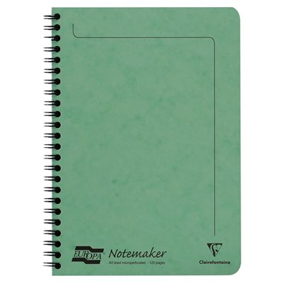 NOTEMAKER LIGNÉ 120p A5 VERT NOTEMAKER LIGNÉ 120p A5 VERT