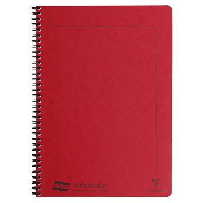 NOTEMAKER LIGNÉ 120p A4 ROUGE NOTEMAKER LIGNÉ 120p A4 ROUGE