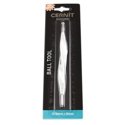 Cernit outil avec boules métal 5mm / 3mm Cernit outil avec boules métal 5mm / 3mm