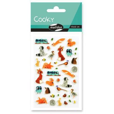 GOMETTES COOKY "ANIMAUX DE LA FORÊT" GOMETTES COOKY "ANIMAUX DE LA FORÊT"