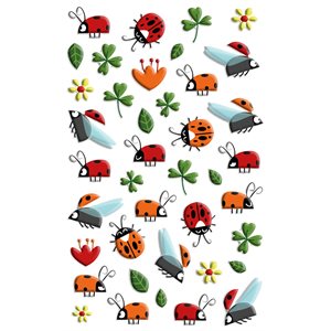 COOKY STICKERS CLOVERS & LADYBIRDS