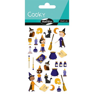 Cooky, Sach 1 pl 7,5x12cm, Sorciers Cooky, Sach 1 pl 7,5x12cm, Sorciers