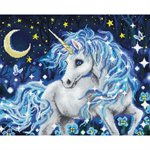 maLicorne au Clair de Lune 50x60