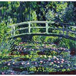 maNymphéas et Pont Japonais (Monet) 65x67