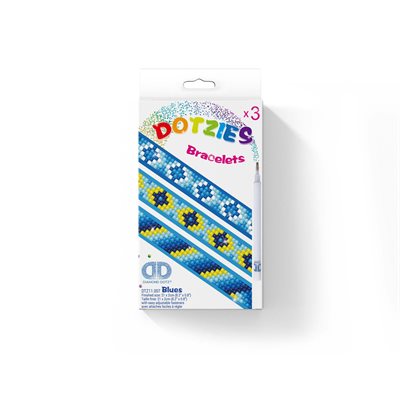 maDotzies Bracelets (3) Blues 21x2