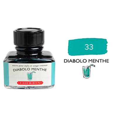 Flacon D Encre pour stylos 30ml Flacon D Encre pour stylos 30ml