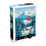 Puzzles 1000 pièces 685X480mm ILLUSTRATION - Paysage Enneigé