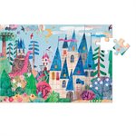 Puzzles 54 pièces 475X330mm Château Féérique