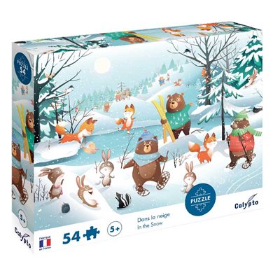 Puzzles 54 pièces 47.5X330mm Sous la neige Puzzles 54 pièces 47.5X330mm Sous la neige