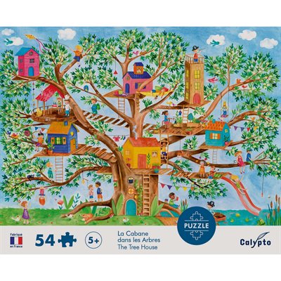 Puzzles 54 pièces 47.5X330mm La Cabane dans les Arbres Puzzles 54 pièces 47.5X330mm La Cabane dans les Arbres