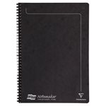 NOTEMAKER LINED 120p  8.25x11.75  BLACK