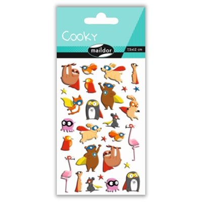 GOMETTES COOKY "ANIMAUX SUPER HÉROS" GOMETTES COOKY "ANIMAUX SUPER HÉROS"