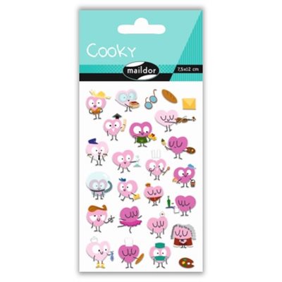 GOMETTES COOKY "COEUR MÉTIERS" GOMETTES COOKY "COEUR MÉTIERS"