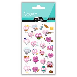 COOKY STICKERS ''BUSINESS HEARTS''