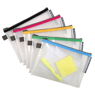 POCHETTE ZIP EVA A5 ass. POCHETTE ZIP EVA A5 ass.